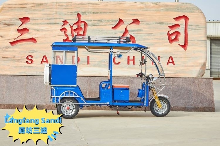 Electric Tricycle Hydraulic Shock E Rickshaw 3 Wheel Car