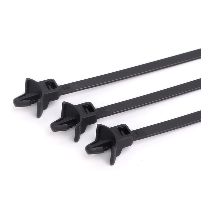 4.7*205mm Industrial-Grade Push Mount Zip Ties: Versatile Cable Fastening