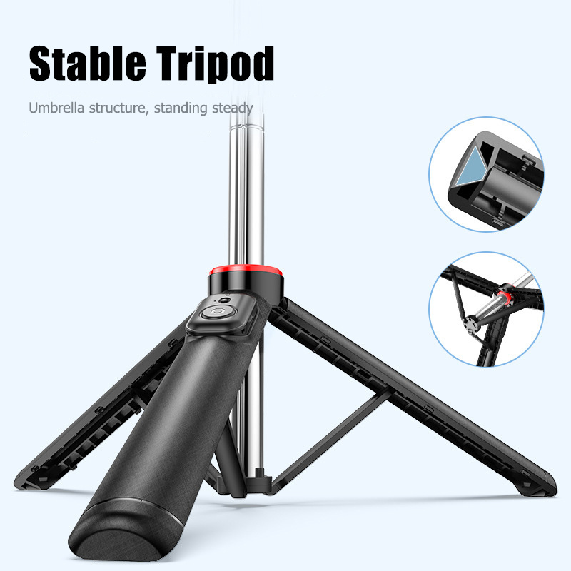 detachable design multifunctional stable selfie stick tripod smart stabilizer umbrella structure tripods for camera