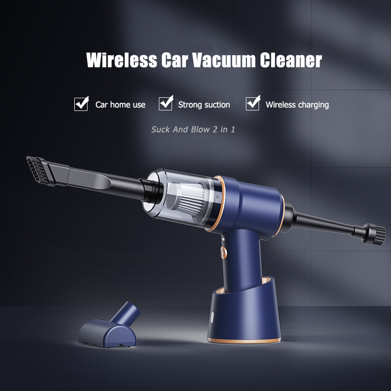 compressed air duster blower 2 in 1 42000RPM handheld cordless car vacuum cleaner cleaning kit