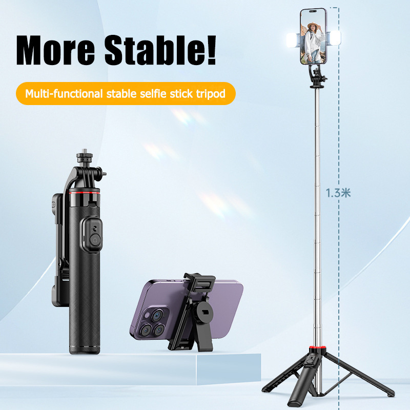 detachable design multifunctional stable selfie stick tripod smart stabilizer umbrella structure tripods for camera