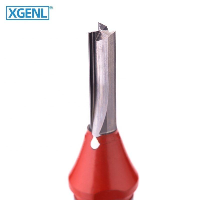 XGENL CNC Woodworking Straight Router Bits 8mm Straight Bit 3 Flutes Rough Milling Cutter  cutting tool