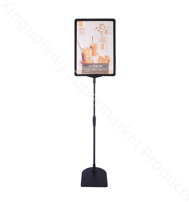 Outdoor supermarket advertising post holder a3 acrylic poster stand poster holder acrylic sign stand