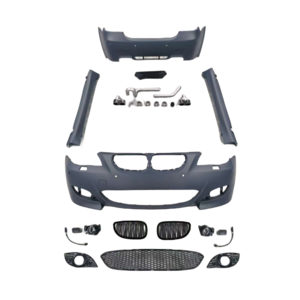 Wholesale plastic body kit for bmw e60 m5 5 series E60 upgrade M5 Style Front Bumper Rear Bumper slide skirts