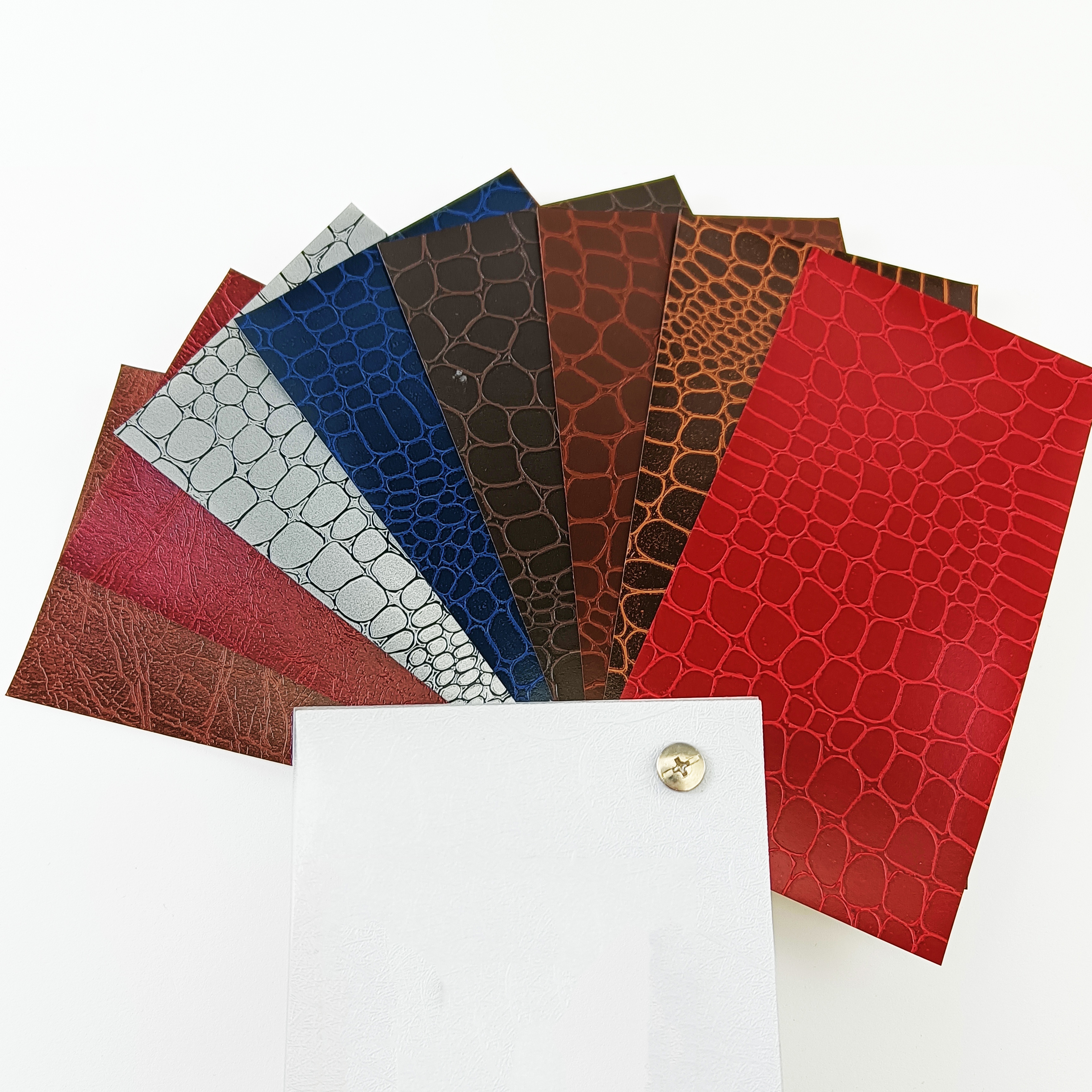 Embossed Leatherette Paper Roll High Quality Wrapper Paper Mounting Binding Leather Look Paper With Crocodile Pattern