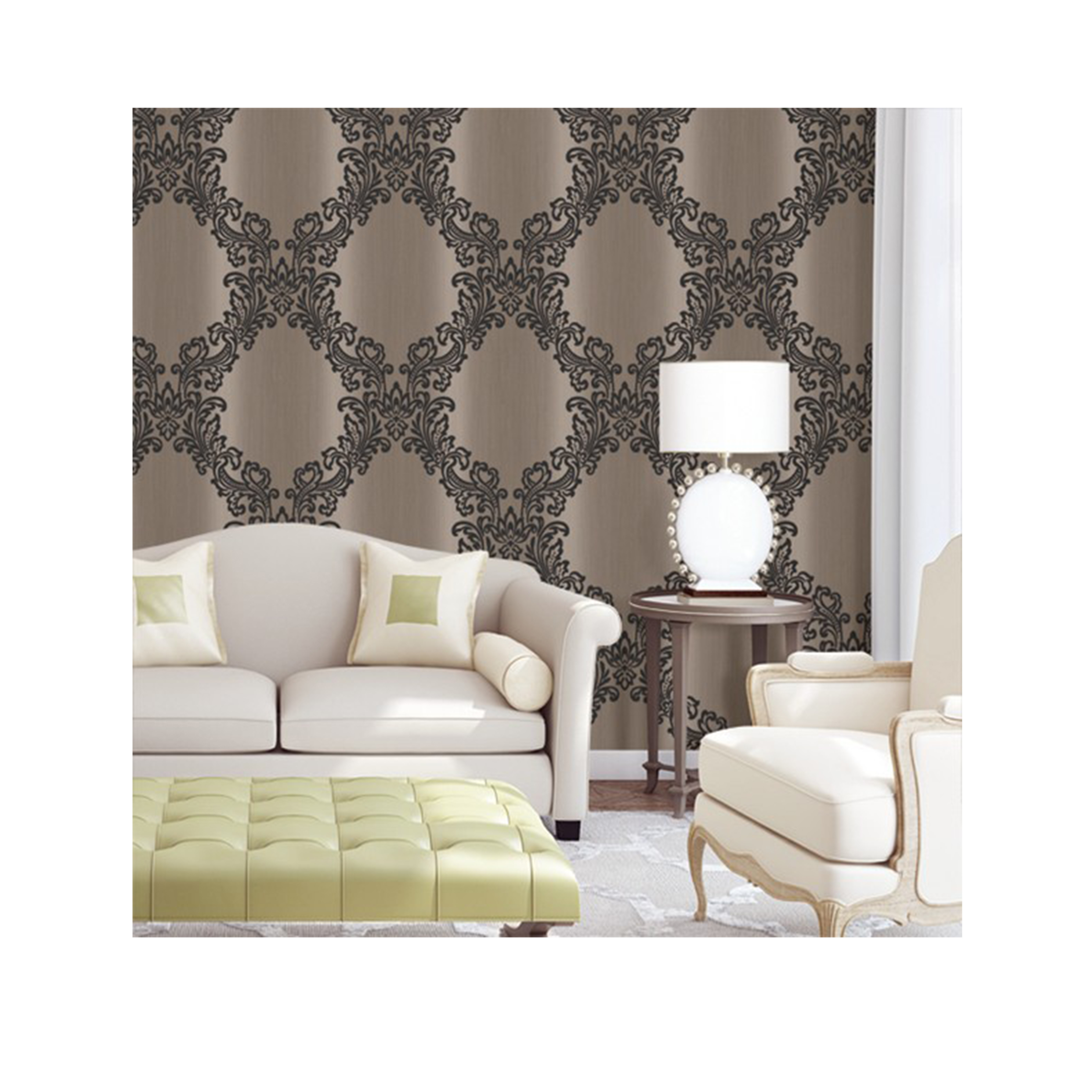 classical non-woven wallpaper for dining room bedthroom