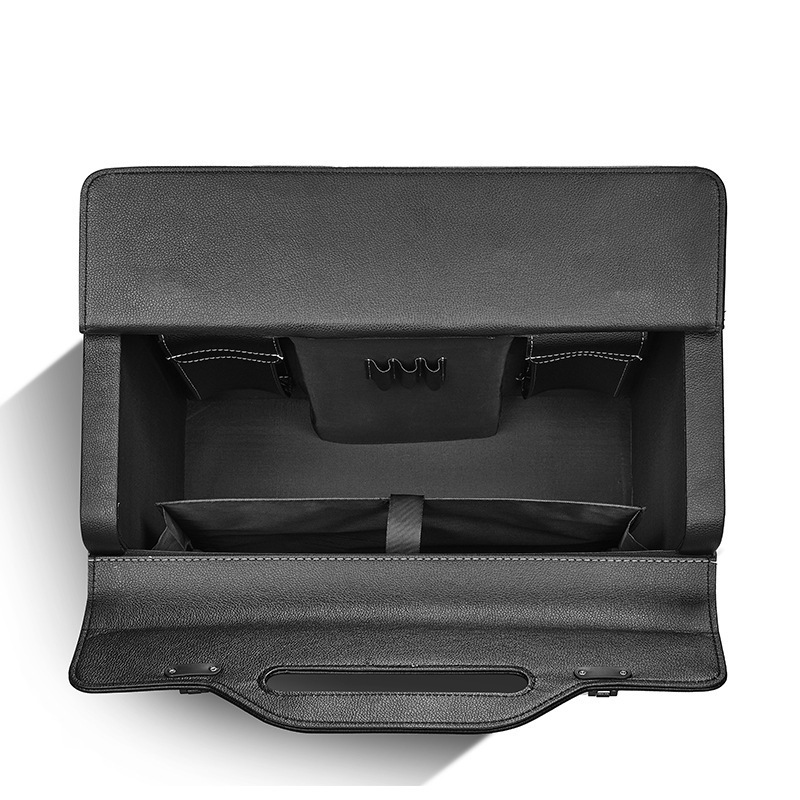 Wholesale Pilot Luggage High Quality Travel Suitcase Factory OEM ODM  Business Man Pu Leather Flight Bag 4 Wheels Boarding Case