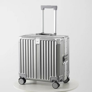 18'20'inch carry ons abs Aluminium travel suitcases Frame minion suitcase Business Airport Metal Trolley Luggage with Tsa Lock