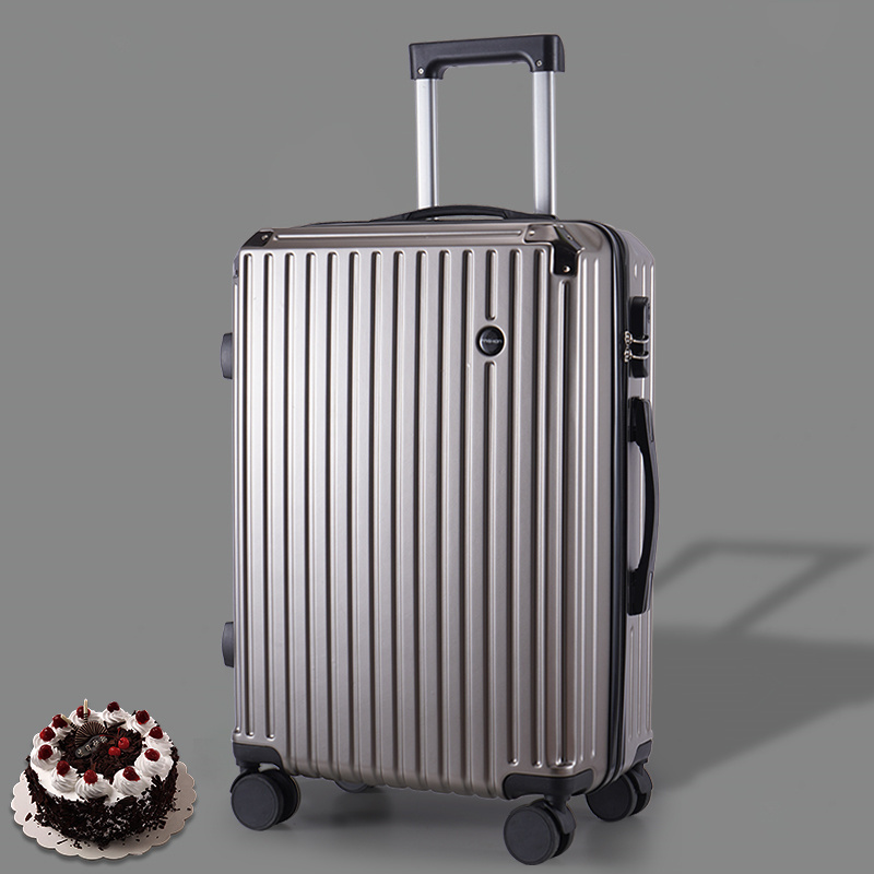 Hot sell lower price Vintage Multifunctional Abs carry on Luggage Hardside Trolley Case Travel Luggage Suitcase With Cup Holder