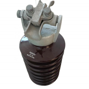 porcelain post insulator 33kv brown high voltage insulator