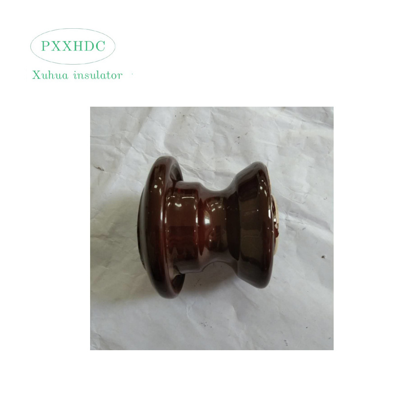 ED-2 brown shackle porcelain insulator