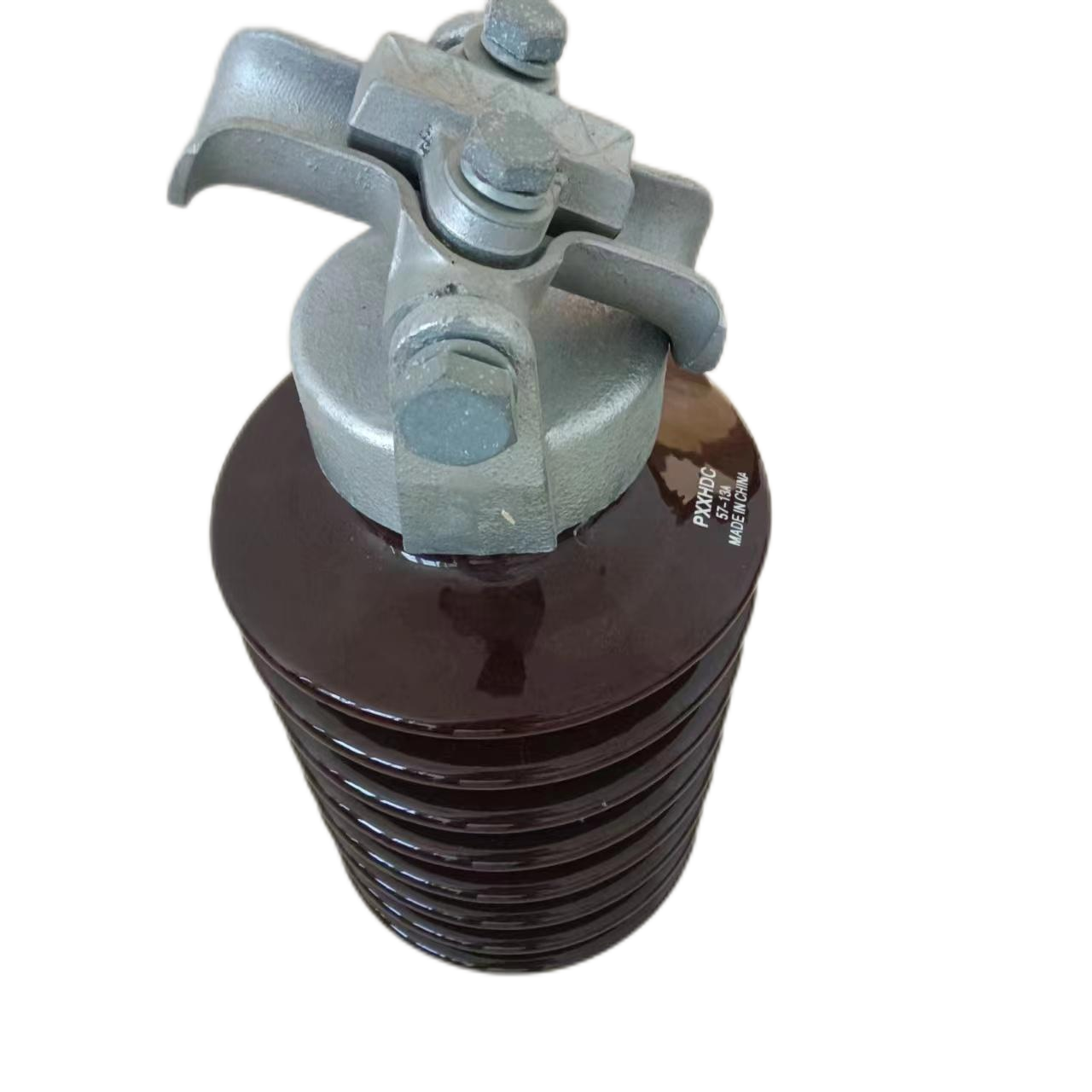 porcelain post insulator 33kv brown post porcelain insulators