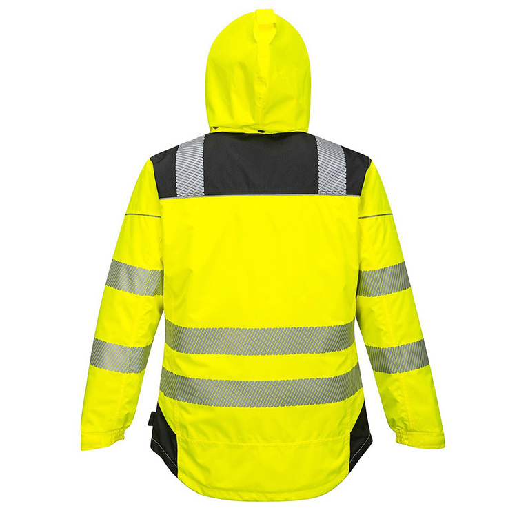 Factory Customized Hi Vis Jacket Safety Construction Work Wear Reflective Jacket