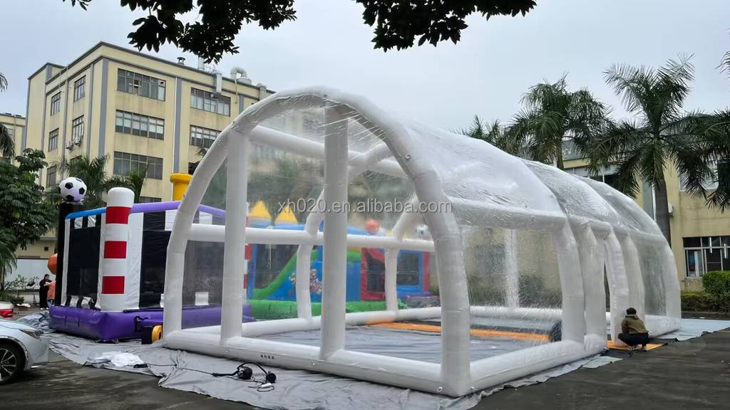 Backyard retractable winter enclosures bubble domes inflate swim tent swimming inflatable pool cover