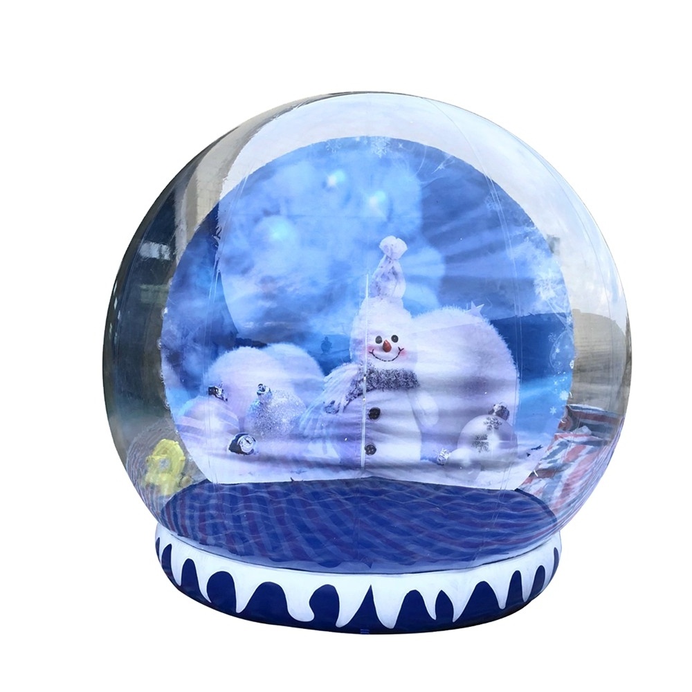 Commercial event display inflatable lifesize snow globe costume rental