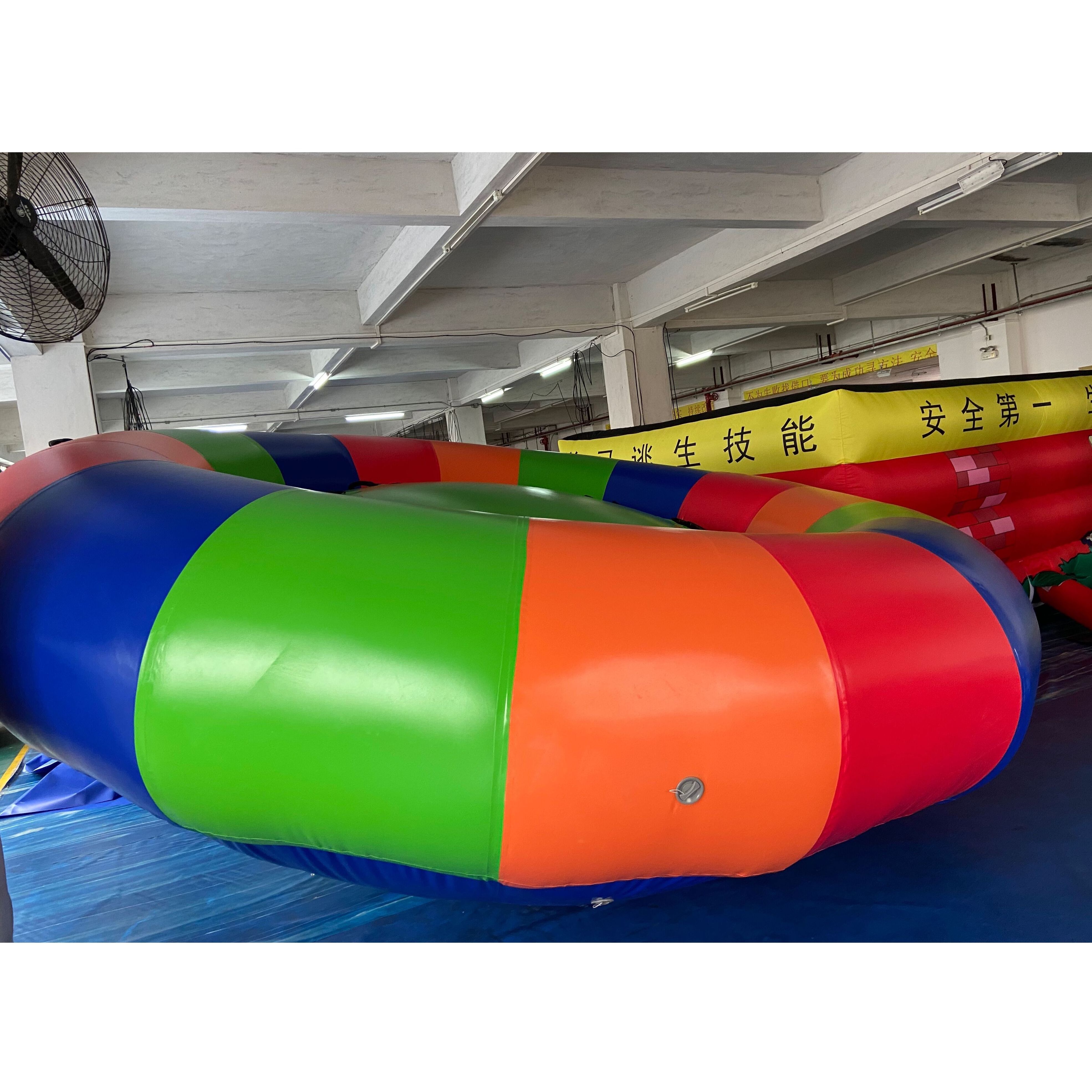 8 Seats Water Toys Flying Inflatable Disco Boat Spinning UFO Towable Tube