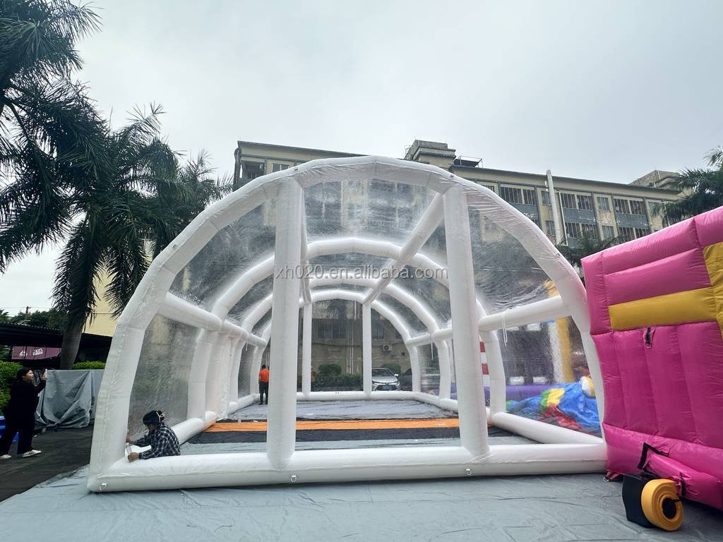 Backyard retractable winter enclosures bubble domes inflate swim tent swimming inflatable pool cover