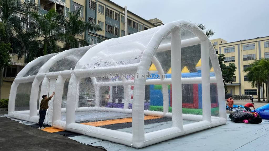 Backyard retractable winter enclosures bubble domes inflate swim tent swimming inflatable pool cover