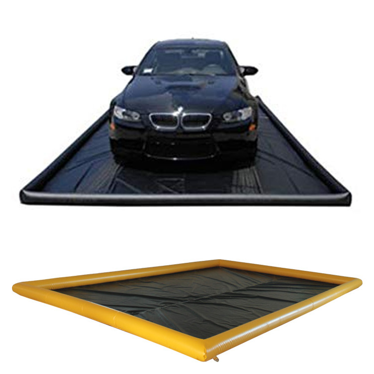 Environmentally friendly Mobile Wash Mat inflatable car wash mat