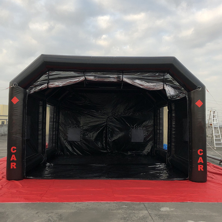 Mobile workshop inflatable paint booth portable inflatable spray booth