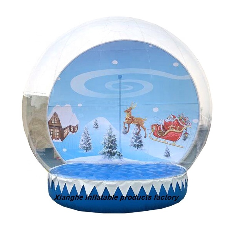 Commercial event display inflatable lifesize snow globe costume rental