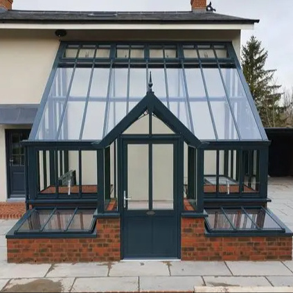 Wholesale Customized  Free Standing Sunroom Outdoor Four Season Garden Aluminum Glass Room Sunroom