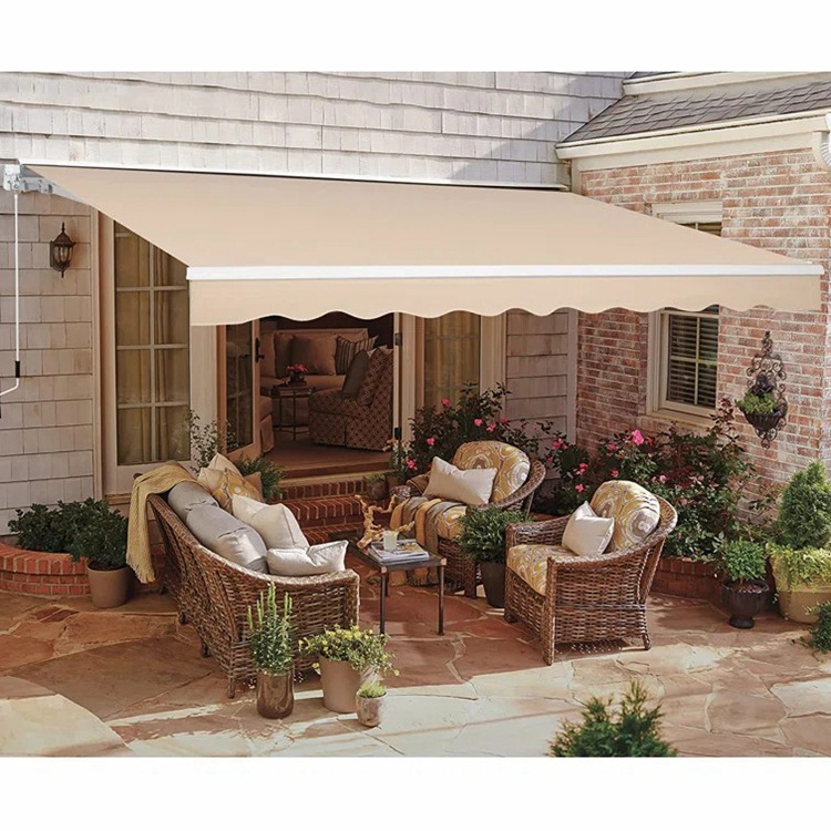 Wholesale Modern Designed Waterproof Canopy Shades Patio Furniture Garden Set Outdoor For Backyard Retractable Awning