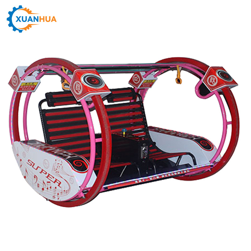 Kid rolling kids amusement rides rotating electric swing ride on happy car