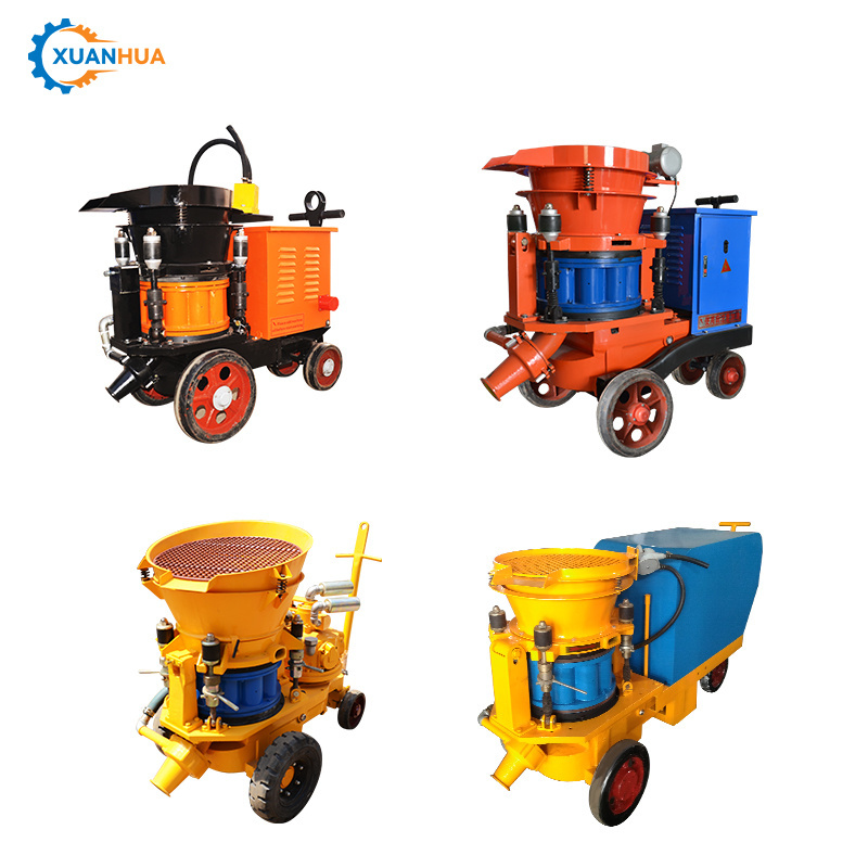 Small electric spray refractory dry-mix concrete gunite shotcrete machine for sale