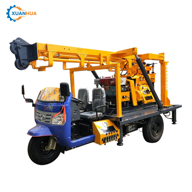 small borehole equipment portable 200m water well borehole drilling rig machine