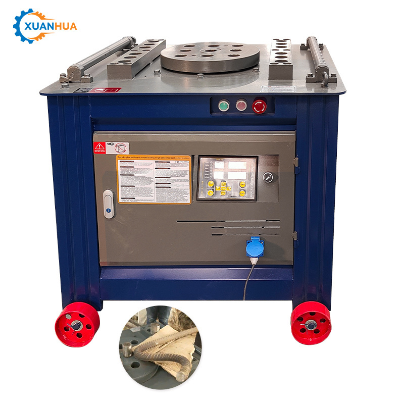 Electric concrete steel round bar stainless iron rebar stirrup bending hoop machine rebar bending machine