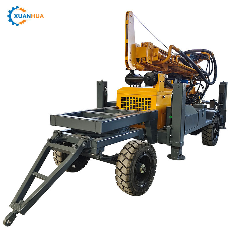 YCQ260T hot sale small water well borehole drilling rig machine with own spare parts production line