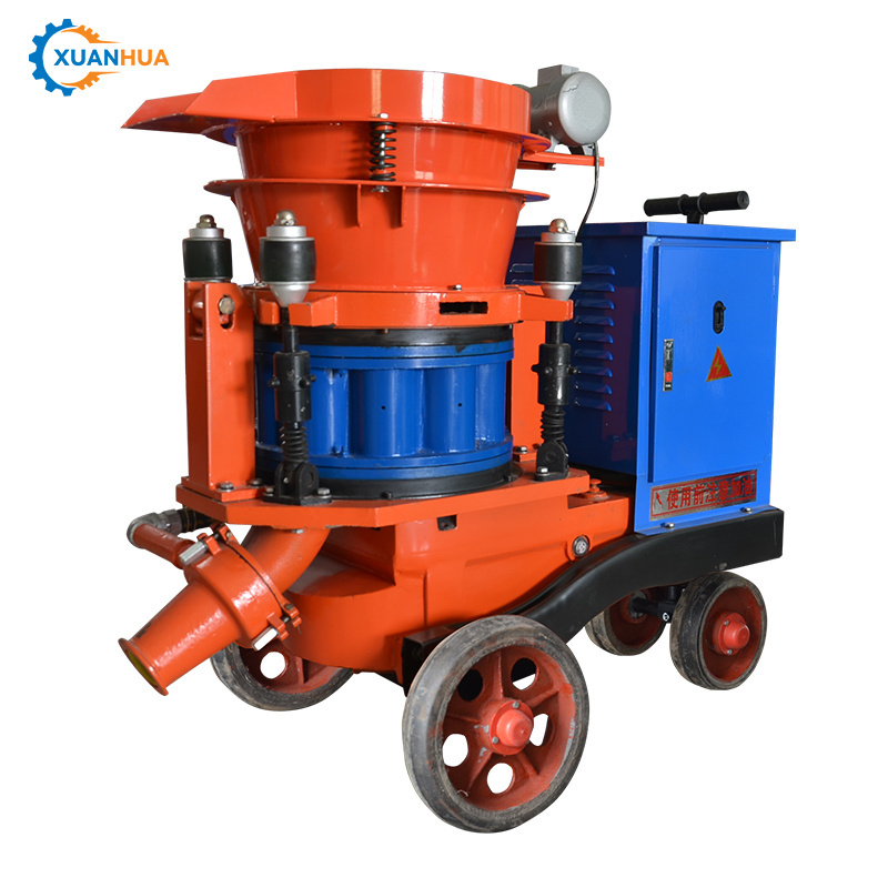 Small electric spray refractory dry-mix concrete gunite shotcrete machine for sale