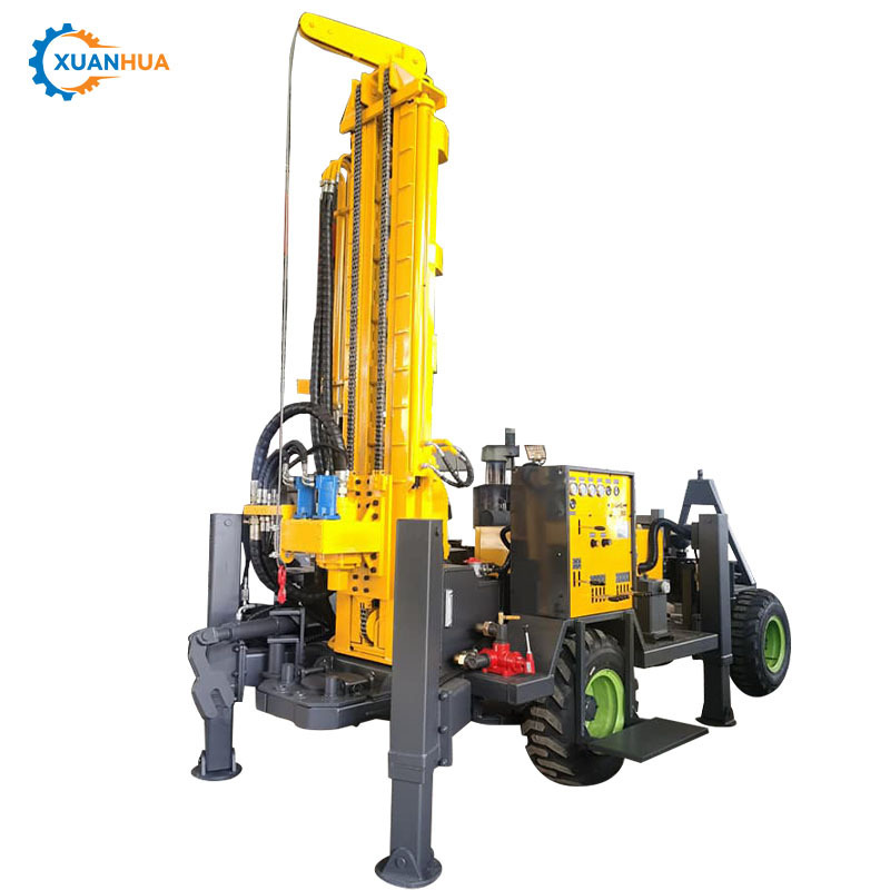 YCQ260T hot sale small water well borehole drilling rig machine with own spare parts production line