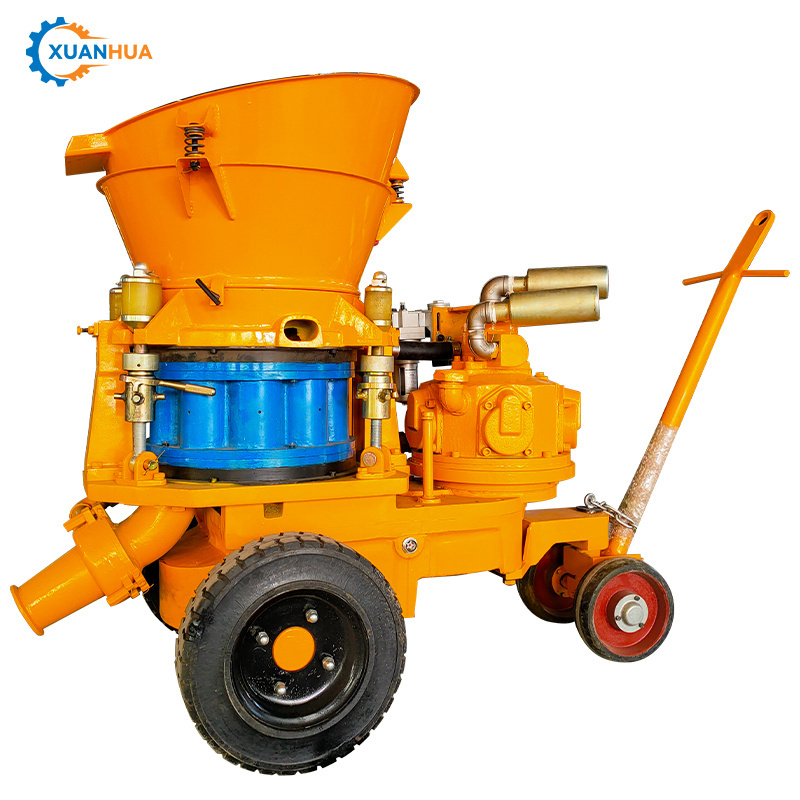 pz5 pneumatic dry concrete spray shotcrete gunite machine for mining