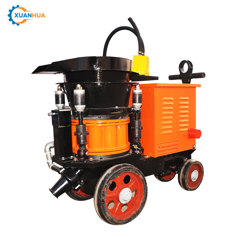 Small electric spray refractory dry-mix concrete gunite shotcrete machine for sale