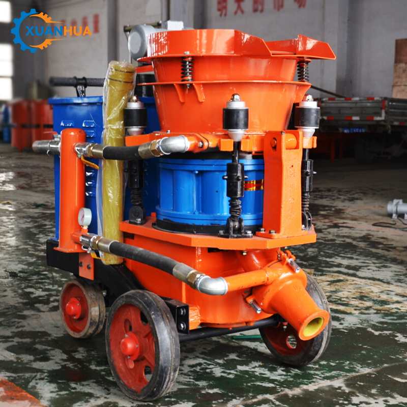 hot sell small  underground mining concrete mortar shotcrete   spray gunite machine shotcrete tools for floor