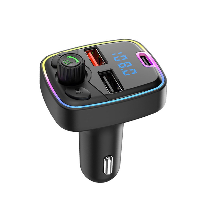 New QC3.0 hands-free BT 5.3 modulator car charger 5V3A dual USB universal adapter car MP3 player wireless FM transmitter