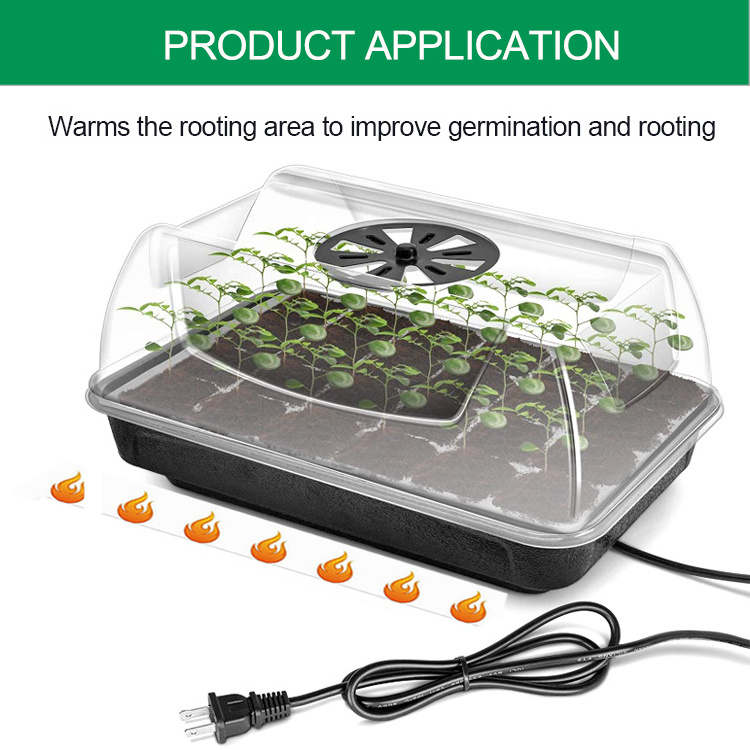 Indoor Gardens Hydroponic Seed Growing Plastic Plant Seedl Tray Wholesale