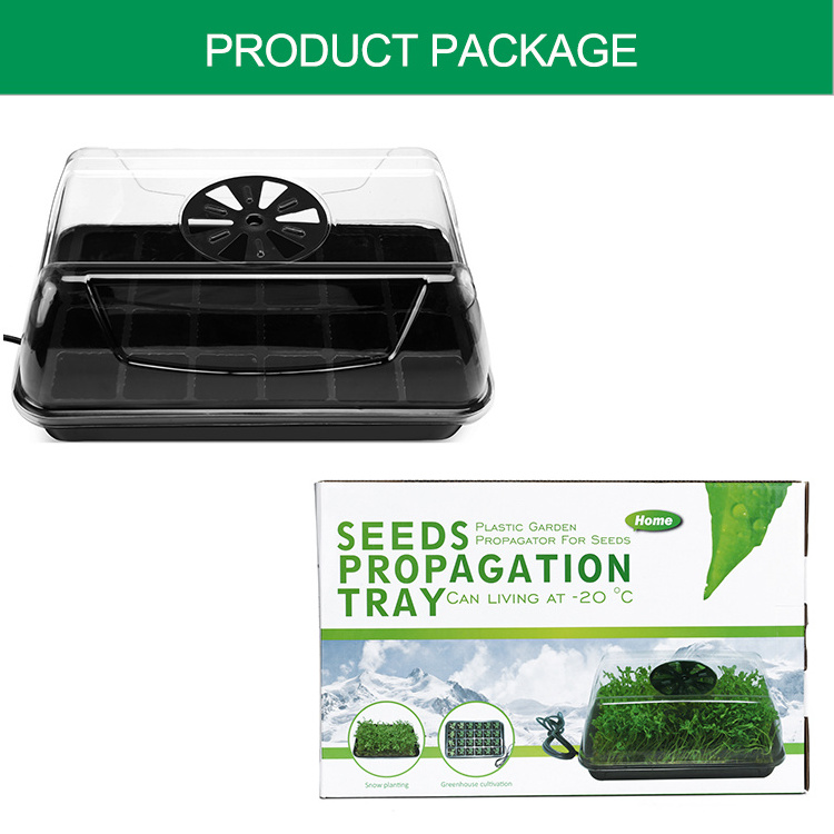 Indoor Gardens Hydroponic Seed Growing Plastic Plant Seedl Tray Wholesale