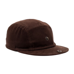 Vintage Corduroy Unstructured 5 Panel Cap Snapback Hat With Flip-up Brim