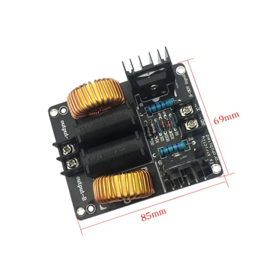 ZVS 1000W 20A induction heater circuit Power Heating Module Low Voltage For Flyback Driver With Coil DIY Parts