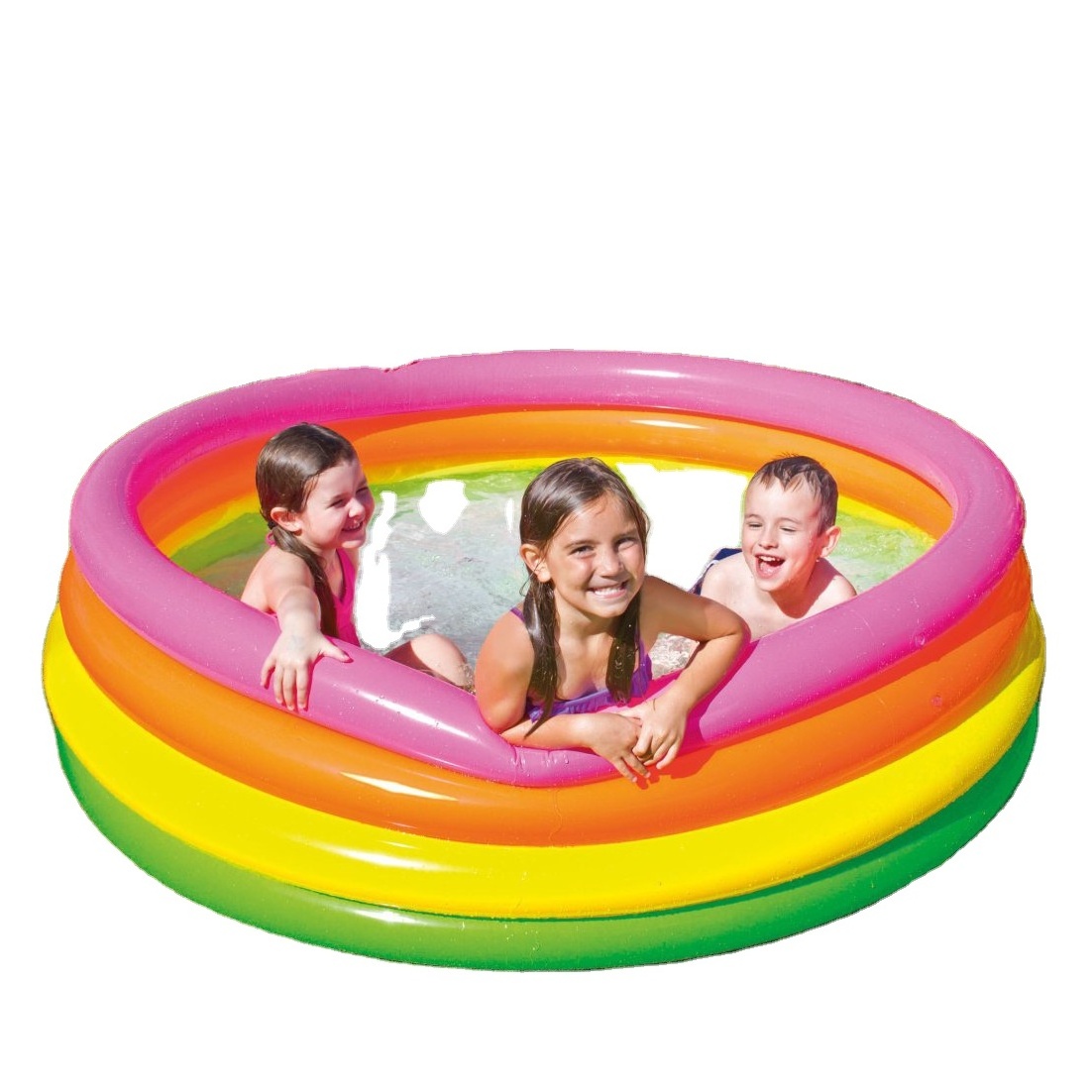 Factory outlet Outdoor Garden rainbow Pool Indoor Adult Kids Plastic Inflatable Swimming Pool