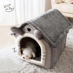 High Quality  Durable Pet Tent House Soft Luxury Indoor Large House Pet Bed Tent Indoor Enclosed Warm Pet House