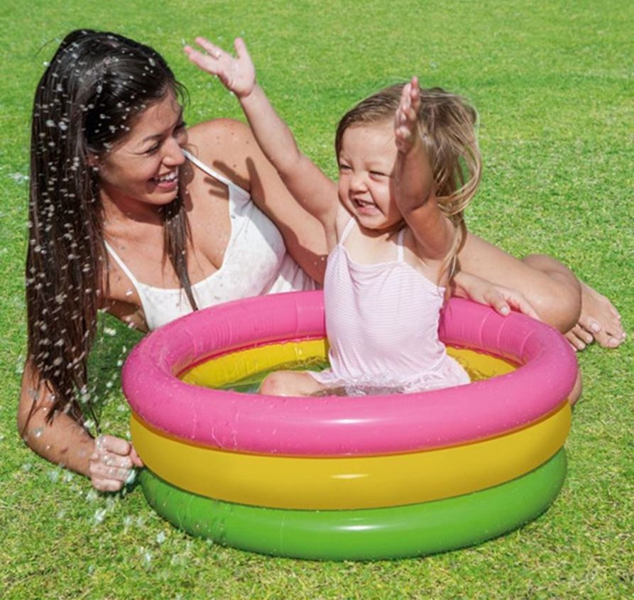 Factory outlet Outdoor Garden rainbow Pool Indoor Adult Kids Plastic Inflatable Swimming Pool