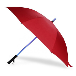 led light umbrella with led torch for rianing and reflective umbrella