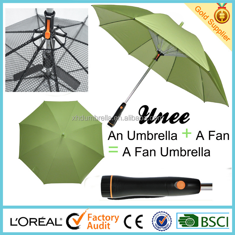 2019 new fan umbrella and patent umbrella with fan inside