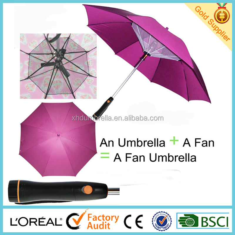 2019 new fan umbrella and patent umbrella with fan inside