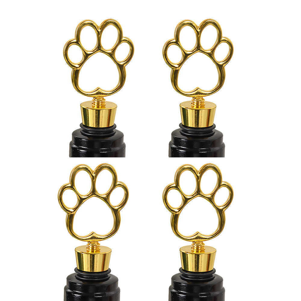 New Bear's paw metal alloy decorative wine stopper silicone bar accessories wine stopper