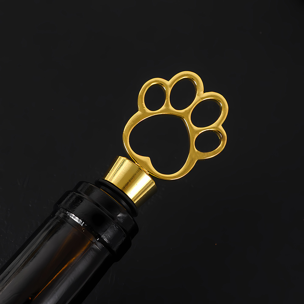 New Bear's paw metal alloy decorative wine stopper silicone bar accessories wine stopper